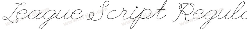 League Script Regula字体转换